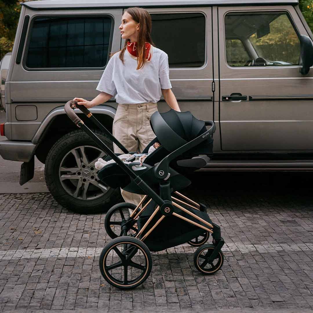 Cybex Priam 4 Newborn Stroller with Car Seat