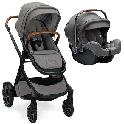 Nuna Demi Next Stroller + Pipa RX Travel System Caviar/Caviar