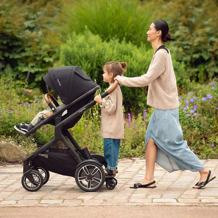 Nuna Demi Next Double Stroller Biscotti