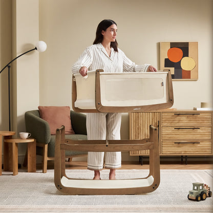 Snuz SnuzPod5 Bedside Crib Walnut