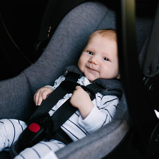 Clek Liing Infant Car Seat - Slate features a comfortable harness
