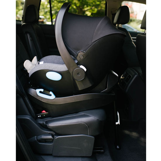 Clek Liing Infant Car Seat -  Slate base is backfacing