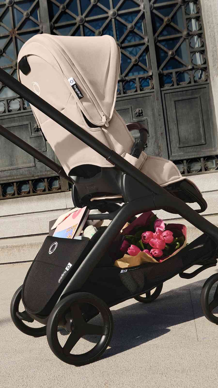 Bugaboo Dragonfly Plus Seat Stroller, Black/Heritage Black-Misty White