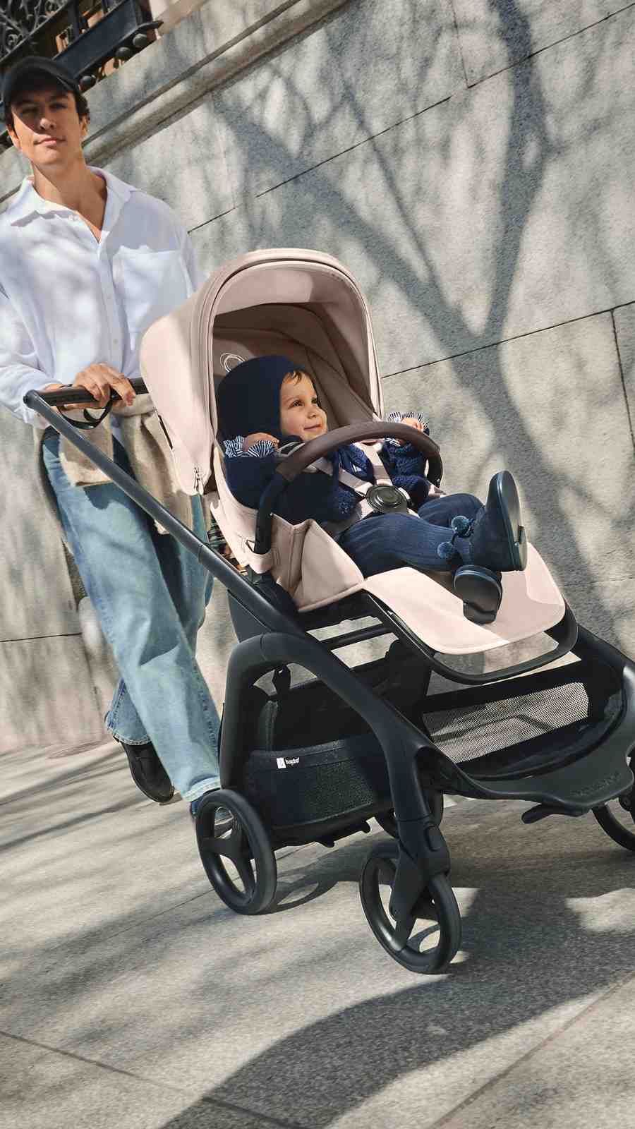 Bugaboo Dragonfly Plus Seat Stroller, Black/Heritage Black-Misty White
