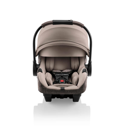 Romer Juni Infant Car Seat with Versa Base, SecureLoc Technology, Luxury Cover - Truffle