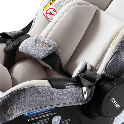 Romer Juni Infant Car Seat with Versa Base, SecureLoc Technology, Luxury Cover - Pearl