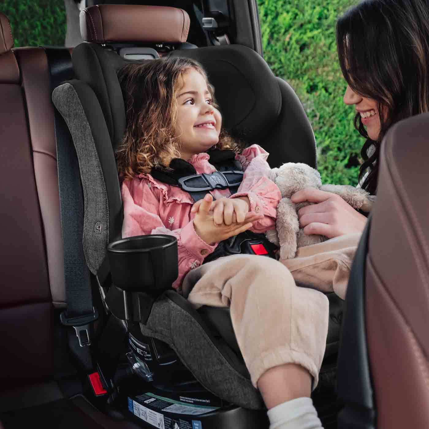 Romer Veni Convertible Car Seat, Two-Stage Car Seat with Slim 17” Design and SecureLoc -  Peppercorn