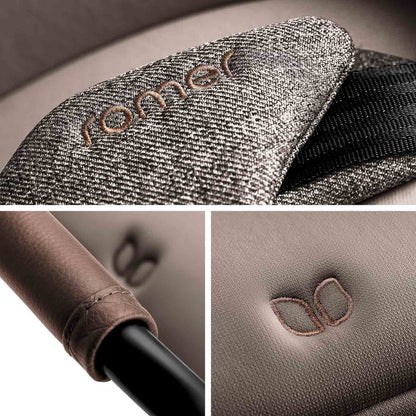 Romer Veni Convertible Car Seat, Two-Stage Car Seat with Slim 17” Design and SecureLoc - Truffle