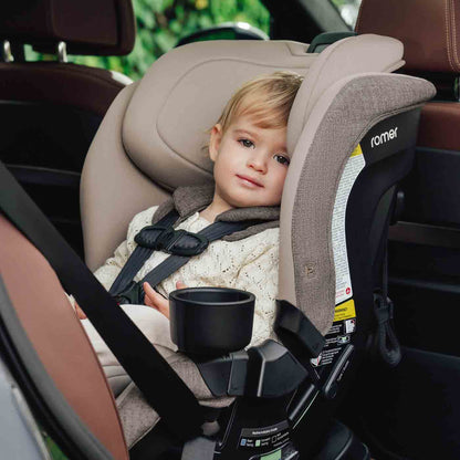 Romer Veni Convertible Car Seat, Two-Stage Car Seat with Slim 17” Design and SecureLoc - Truffle