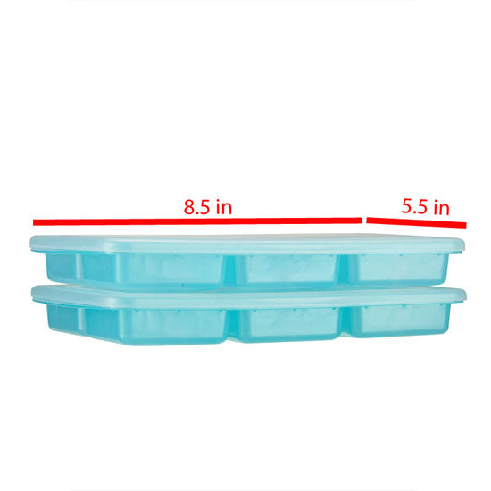 Innobaby Preppin' SMART EZ Jumbo Pop Freezer Tray - 2 Pack with Lid-2