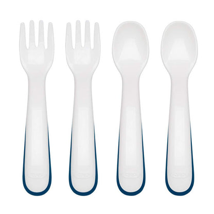 OXO Tot Fork and Spoon Training Set - Navy_thumb1
