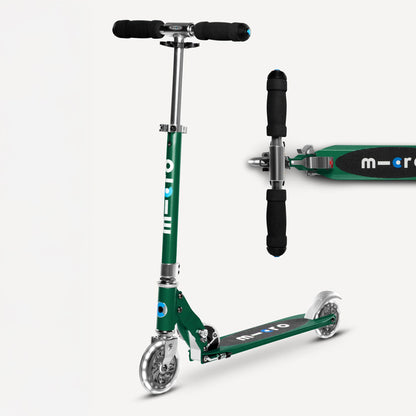 Micro Kickboard Sprite LED Scooter -Forest-Green