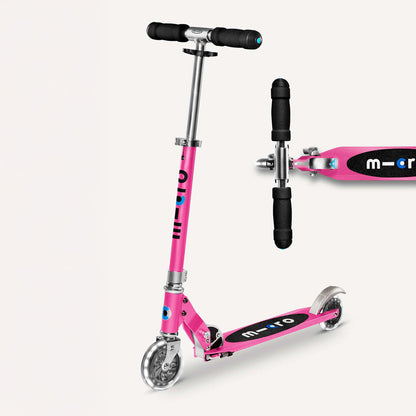 Micro Kickboard Sprite LED Scooter -Pink