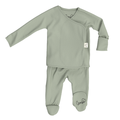 Bonsie Footie - Avocado