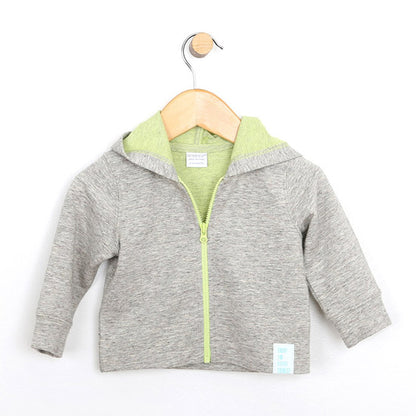 Robeez French Terry Knit Jacket + Pants - Oatmeal Brown-2