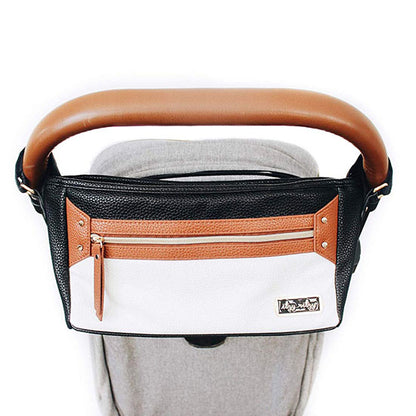 Itzy Ritzy Adjustable Stroller Caddy - Coffee & Cream