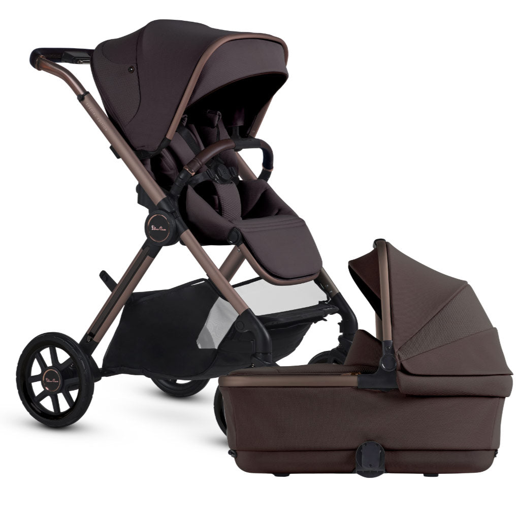 best baby stroller with bassinet Silver Cross Reef 2 Stroller + Folding Bassinet