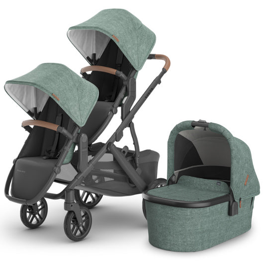 UPPAbaby Vista V3 Double Stroller + Bassinet