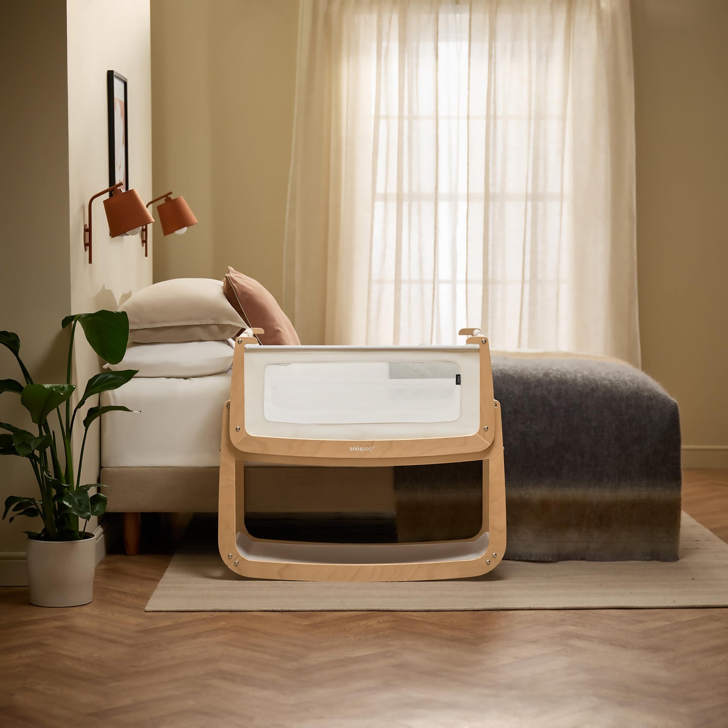 Snuz SnuzPod5 Bedside Crib Natural
