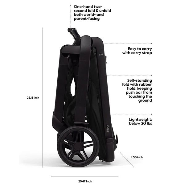 joolz hub+ cocoon Joolz Hub² Lightweight Stroller with Carry Cot Sandy Taupe