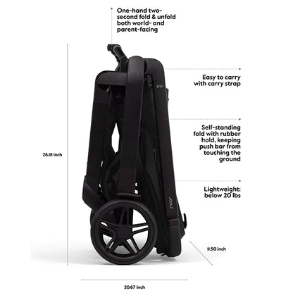 Joolz Hub² Compact Stroller Folded Details