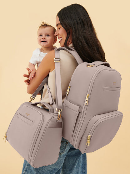 The Classic Backpack - Taupe