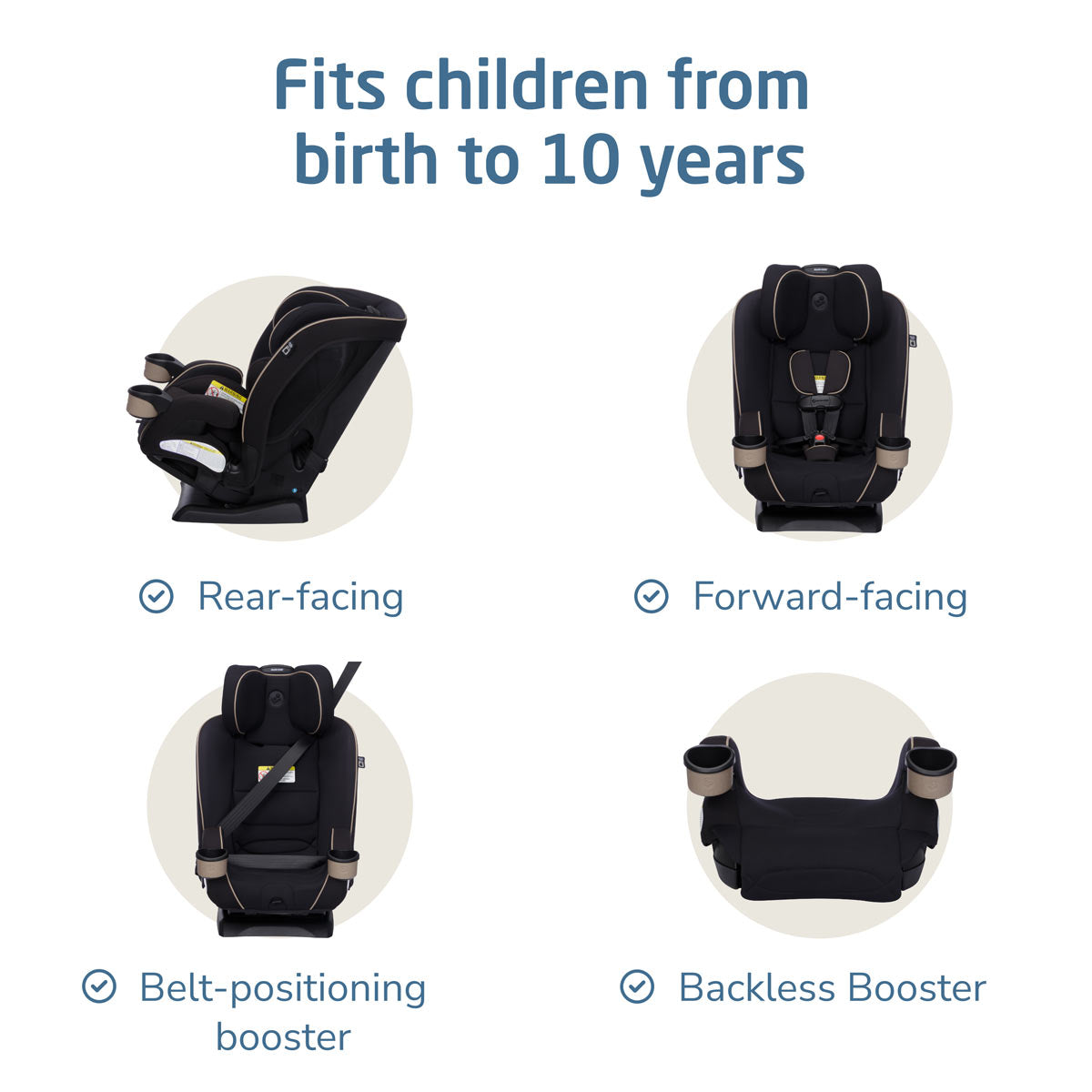 Kani 4-in-1 Convertible Car Seat