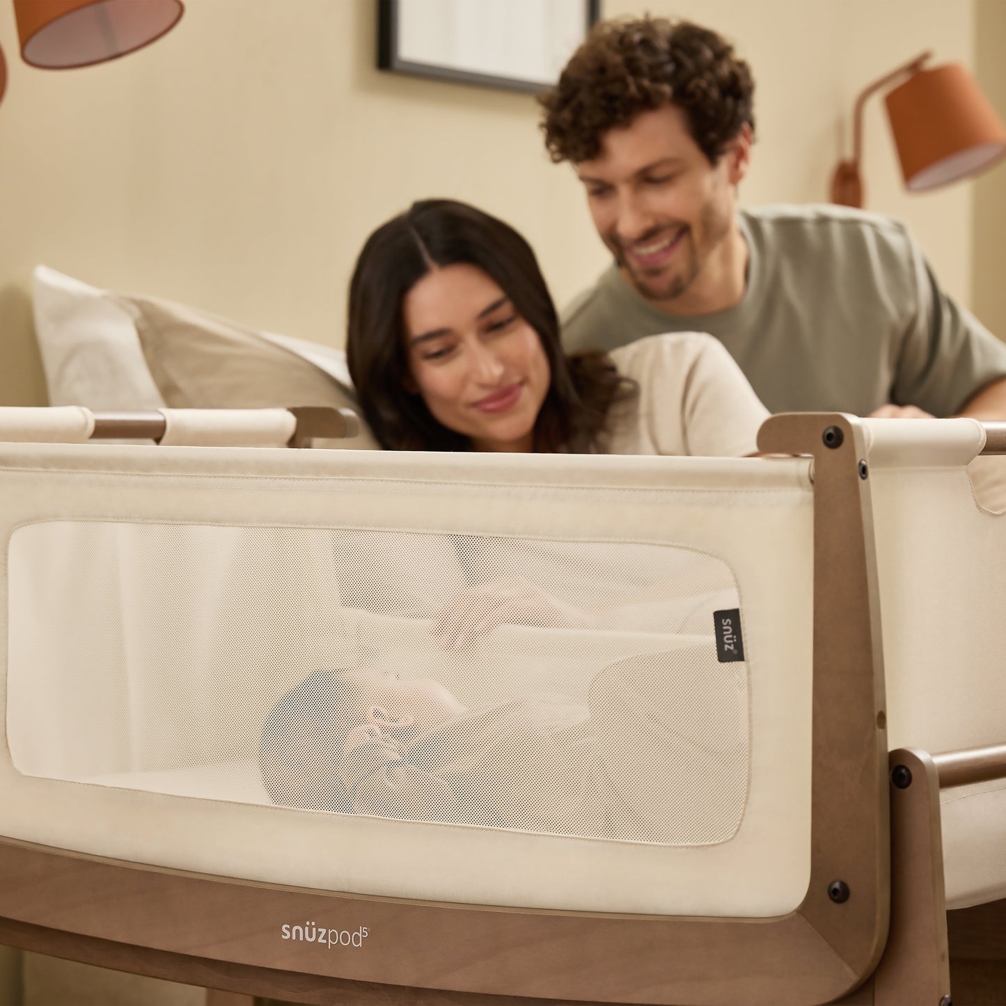 Snuz SnuzPod5 Bedside Crib Walnut