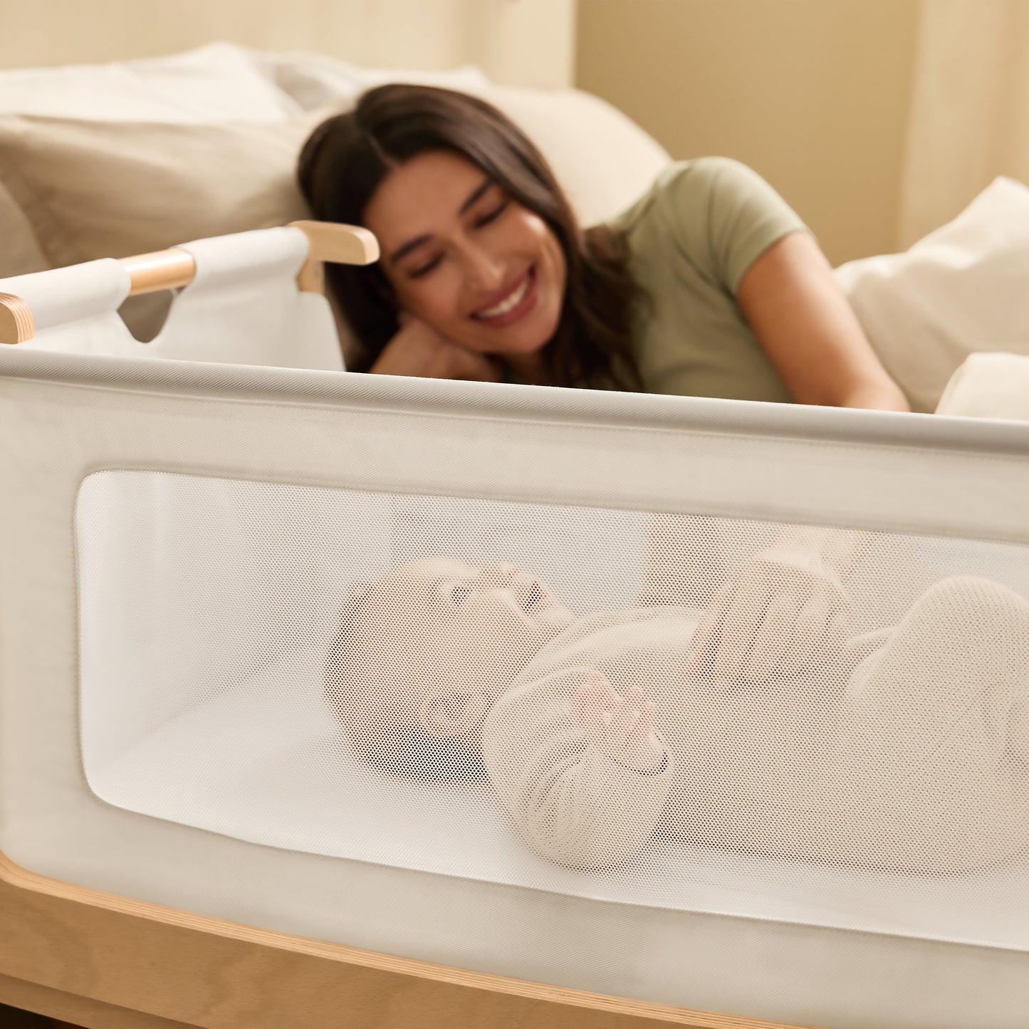 Snuz SnuzPod5 Bedside Crib Natural