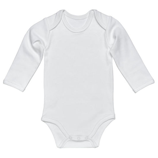 Under the Nile L/S Lap Shoulder Babybody - Off White_thumb1