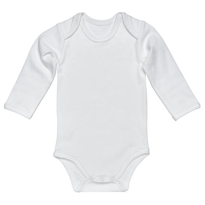 Under the Nile L/S Lap Shoulder Babybody - Off White Product