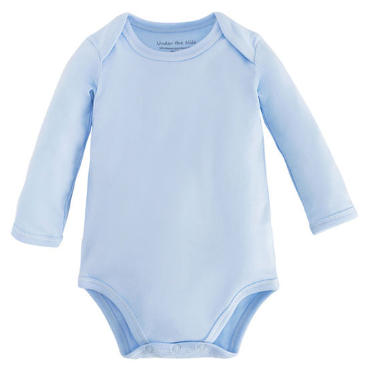 Under the Nile L/S Lap Shoulder Babybody - Blue_thumb1