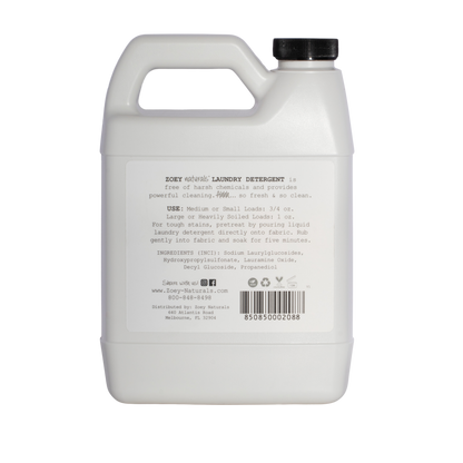 Zoet Naturals Free & Clean Laundry Detergent | Fragrance Free for Sensitive Skin, Plant Based