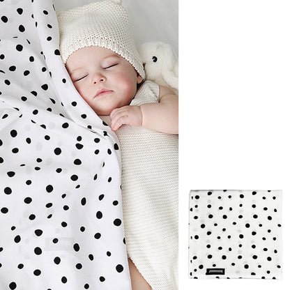 Innobaby Dono&Dono Light Muslin Cuddle Blanket - Black Etoile-3