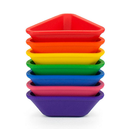 lollaland Mealtime Dipping Cup - Happy Orange