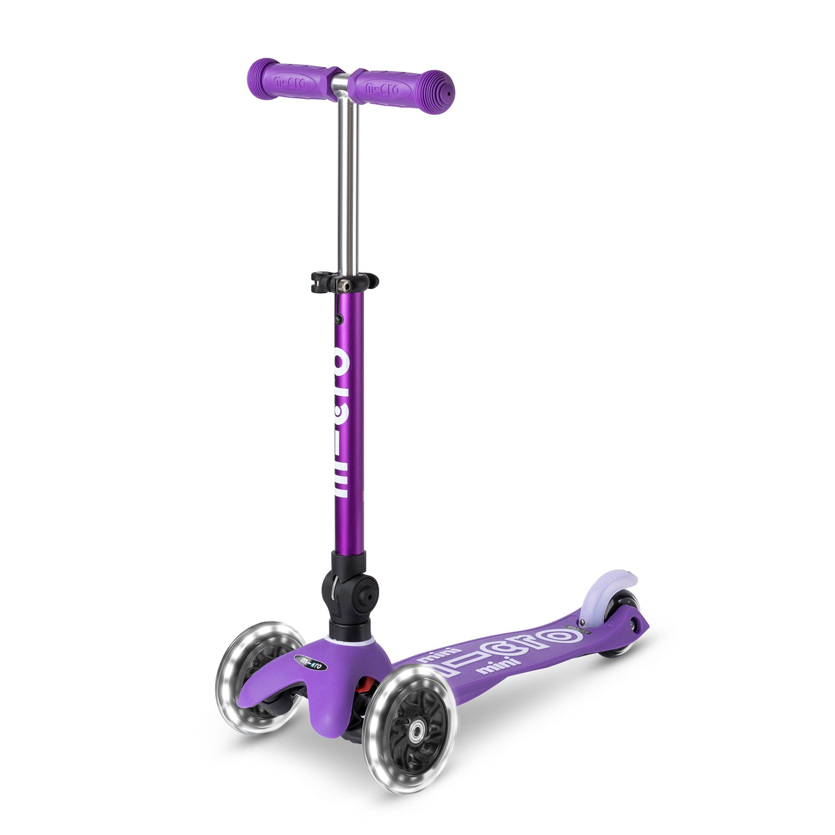 Micro Kickboard Mini LED Foldable Scooter
