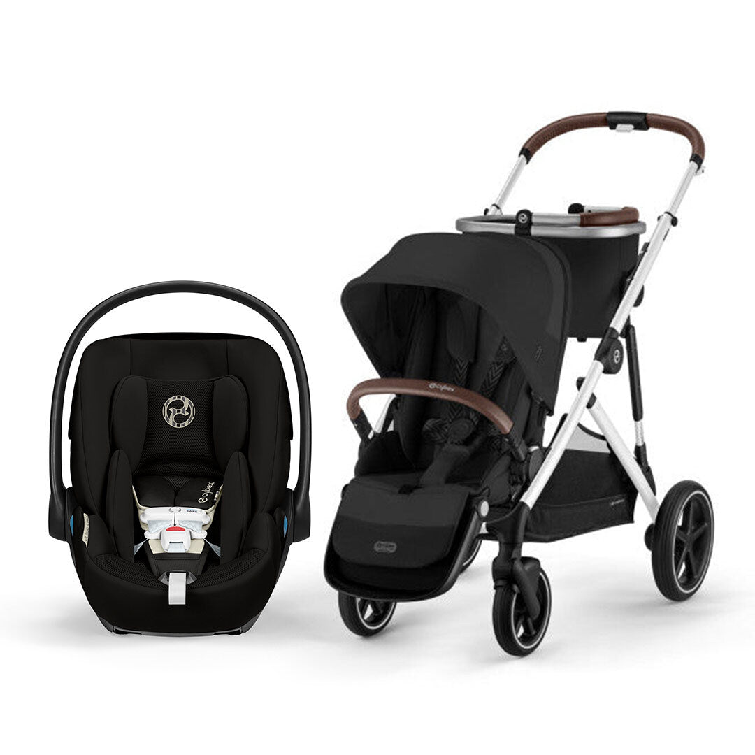 strollers compatible with cybex cloud z Cybex Gazelle S Stroller Taupe Frame with Stormy Blue Seat