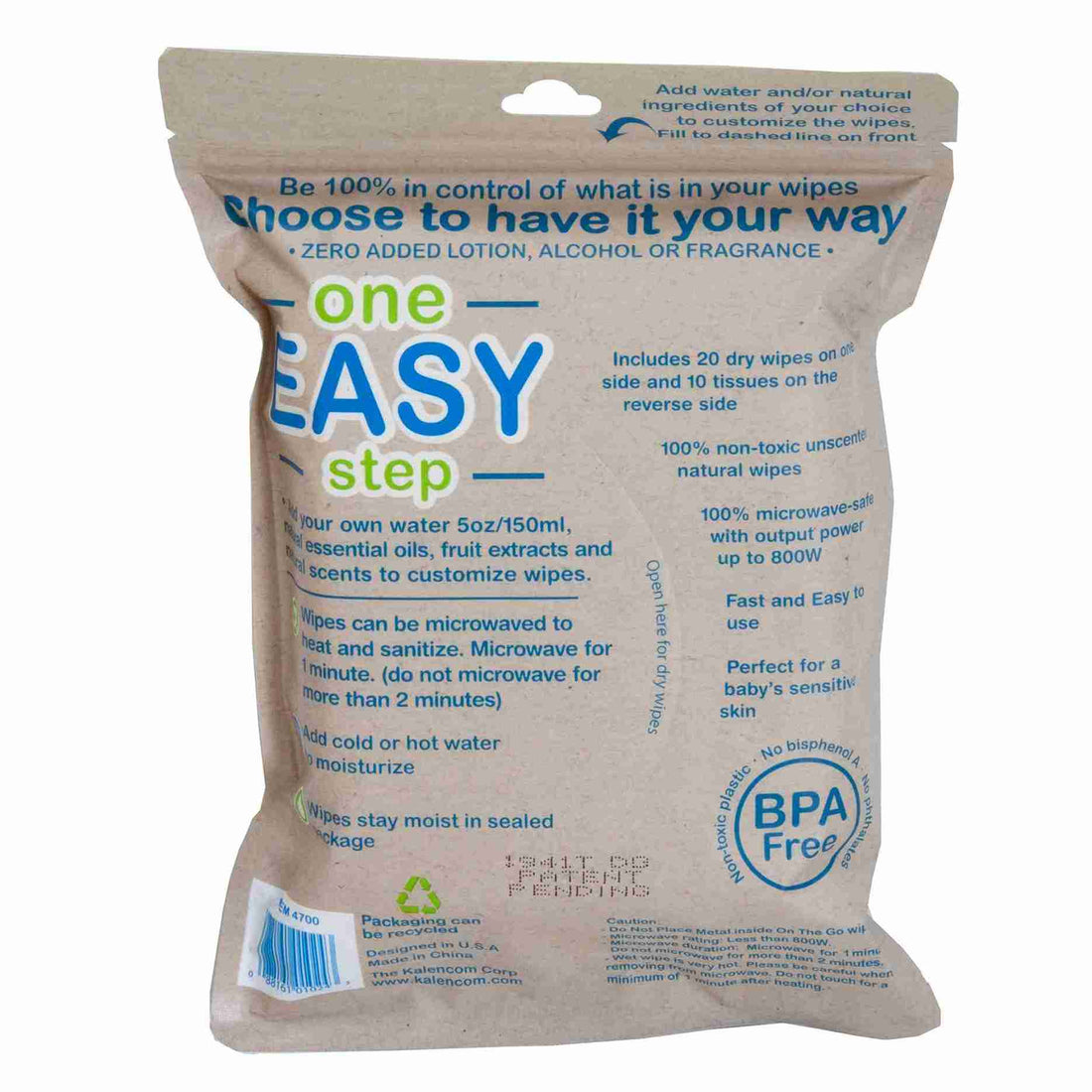 Kalencom MyWipes - Natural Baby Wipes