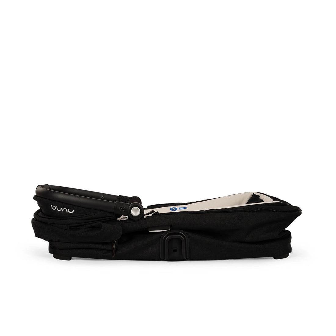 Nuna Demi Bassinet Folded Product Image for easy storage