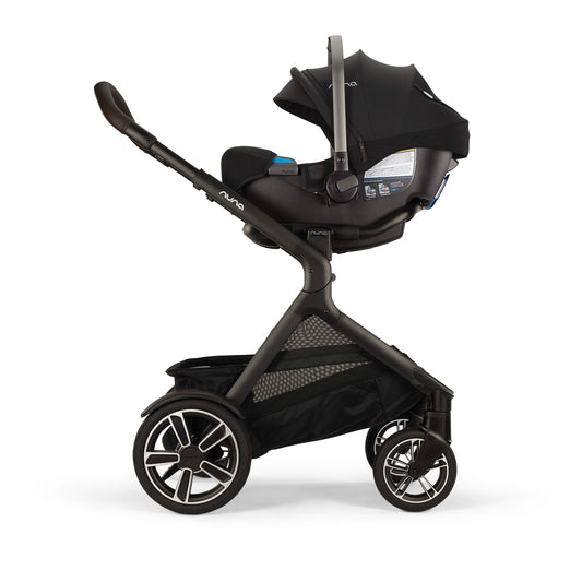 Nuna Demi Next Travel System with PIPA Aire for a seamless travel system with a modular stroller that grows with your family.