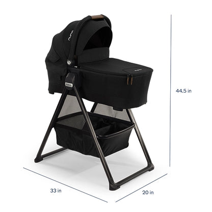 Nuna LYTL Bassinet with Stand for Triv Stroller Dimensions