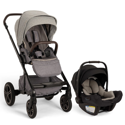 
Nuna mixx stroller in Monterey Exclusive colorway with pipa aire in chocolate caviar product variant image