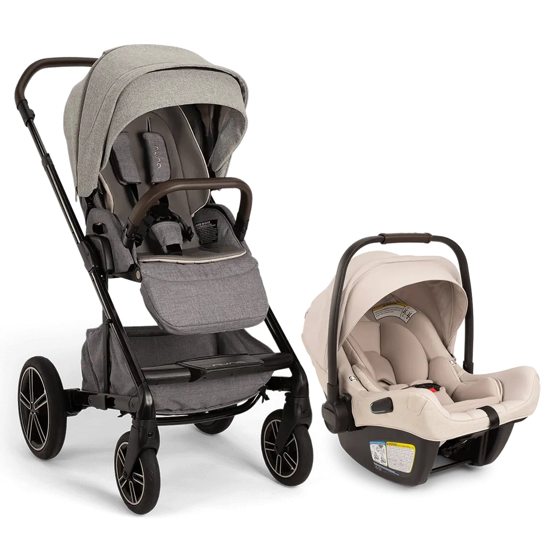 Nuna MIXX Next + PIPA Aire RX Travel System | Luxury Stroller Set