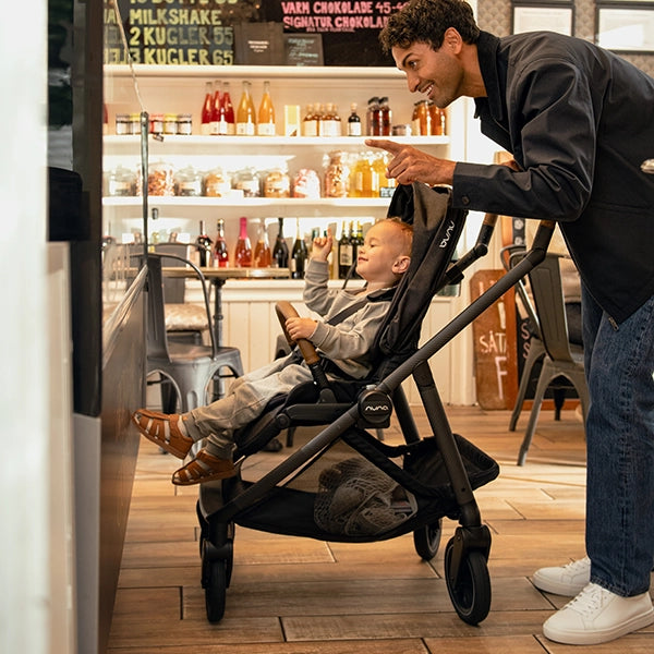 Nuna Swiv + PIPA Urbn Travel System in Action Going Laterally Lifestyle