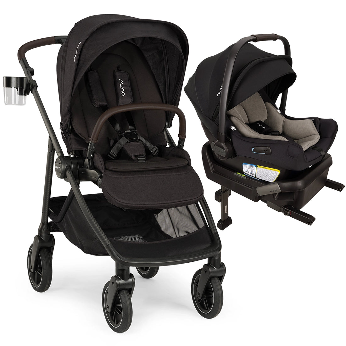 nuna stroller and car seat Nuna Swiv + PIPA Aire Travel System