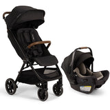 Nuna TRVL Lx in Caviar with PIPA Aire in Caviar Travel System
