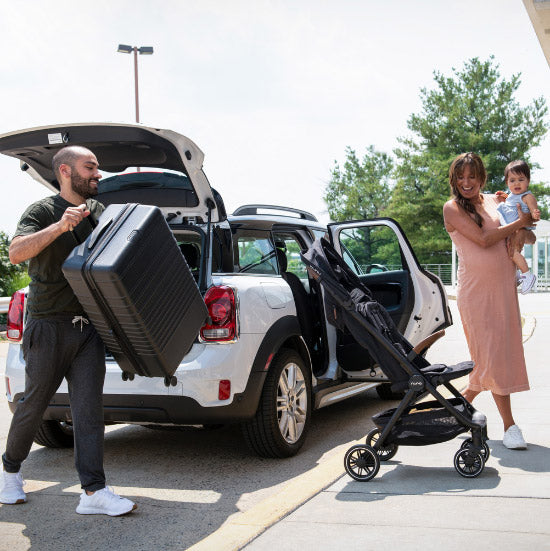 nuna trvl stroller with car seat Nuna TRVL + Pipa RX Travel System Caviar/Cedar