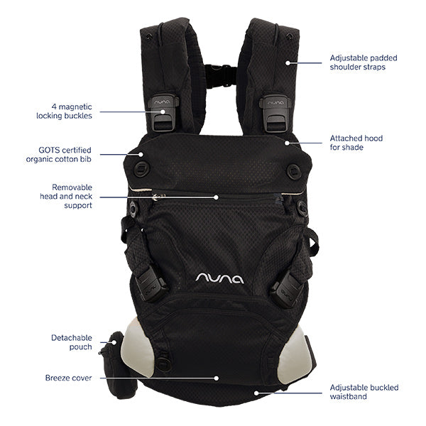 【美品】NUNA CUDL clik抱っこ紐 caviar Nuna CUDL Clik Baby Carrier | Kidsland