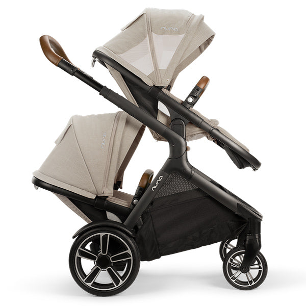 nuna 2 kid stroller Nuna Demi Next Double Stroller Biscotti
