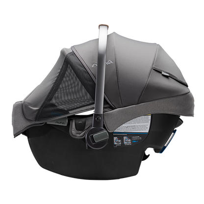 Nuna Pipa RX Infant Car Seat with RELX Base Dream Drape Side